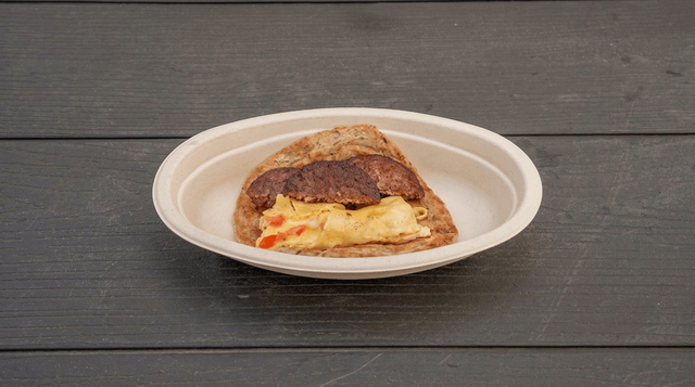 Paratha Breakfast Taco - Sausage.