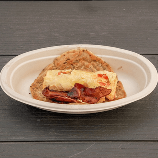 Paratha Breakfast Taco - Bacon