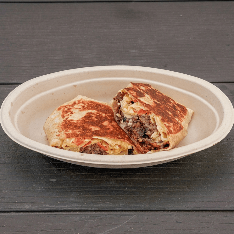 Delicious Breakfast Burrito