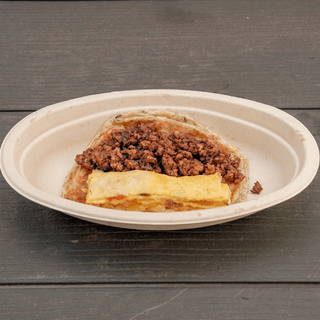 Paratha Breakfast Taco - Chopped Cheese